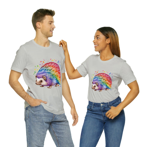Rainbow Hedgehog - Short Sleeve Tee